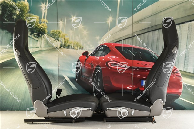 Seats, blakc, alcantara, manual, Satz (L+R)