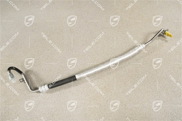 Power steering pressure line, form pump to steering gear / rack