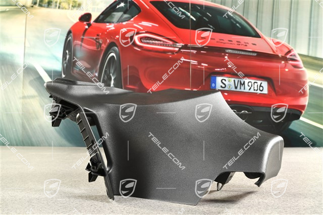 Verkleidung C-Säule, Schwarz, R