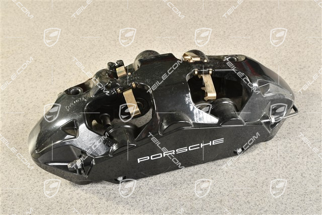 Fixed calliper, front axle, Turbo / TurboS, PCCB, Black, L