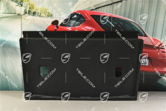 Klebeteppich / Hutablage / Bodenbelag, Schwarz, Coupe