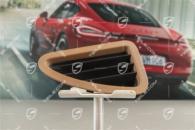 Schalttafelverkleidung, Seitenduese / Seitendüse / Defrosterblende, Oben, Havanna, R