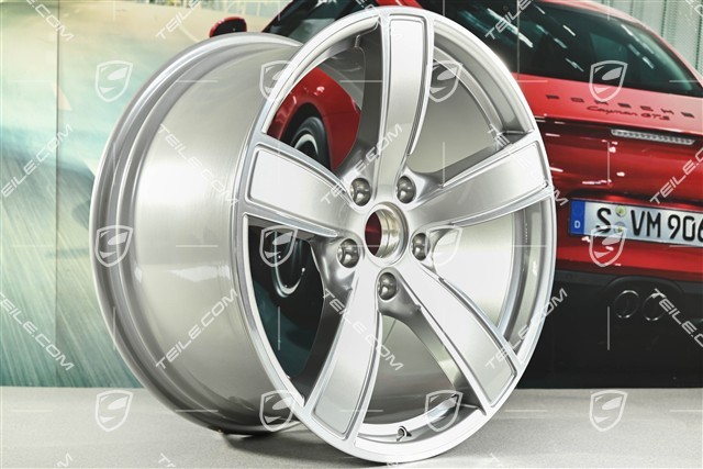 20-inch wheel rim Carrera Sport, 10,5J x 20 ET47, Platinum silver metallic