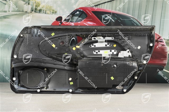 Türverkleidung, Leder, mit Airbagblende, Klangpaket, Schwarz, L