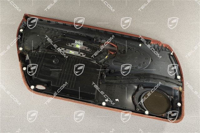 Türverkleidung mit Airbagblende, Klangpaket Bose, Leder, Boxsterrot, L
