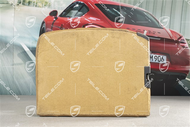 Back seat backrest, leather, savannah beige, Cabrio, R