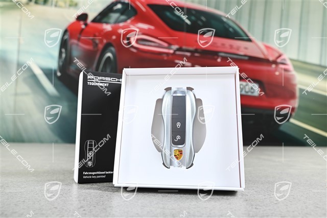 Fahrzeugschlüssel Schlüsselkappe, lackiert Dolomite Silber Metallic