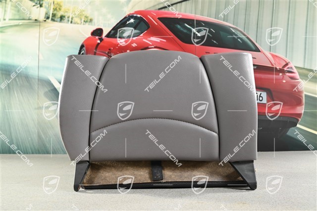 Back seat backrest, rear, leatherette, classic grey, Coupe / Targa, R