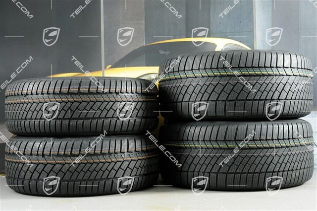 19" Boxster S koła zimowe komplet, felgi 8J x 19 ET57 + 10J x 19 ET45 + NOWE opony zimowe Continental WinterContact TS 830P 235/40 R19 + 265/40 R19