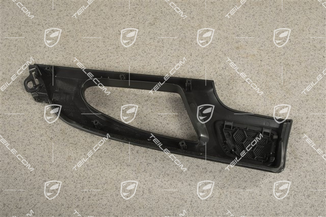 Einsatz, Griffschale, Hinten, Schwarz, L