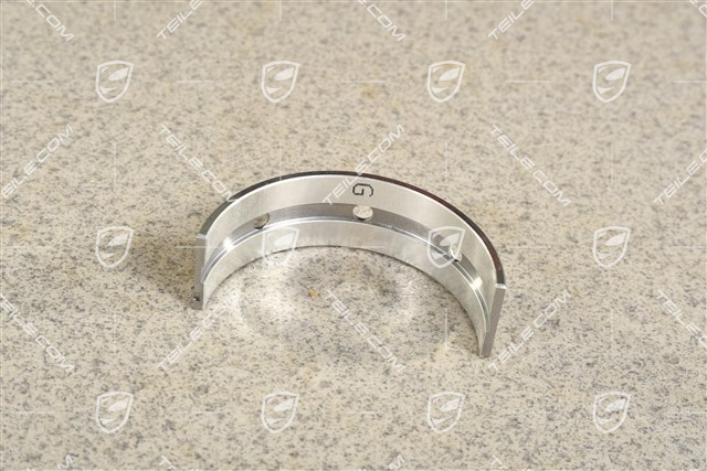 4,8L, Crankshaft, Main bearing shell, upper half, ID Yellow