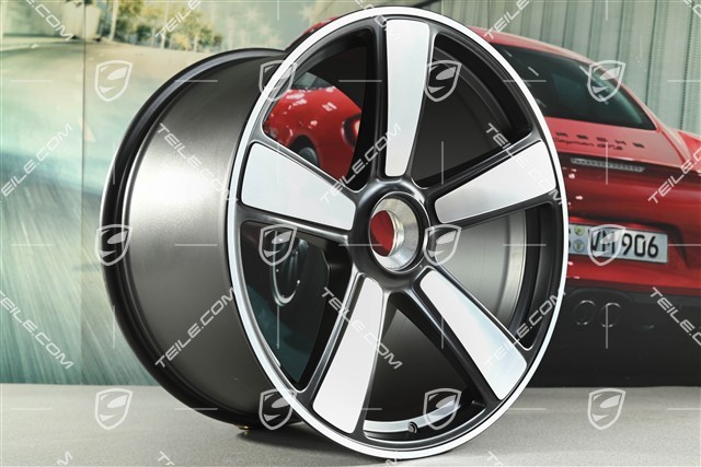 21" Felga Sport Classic, 12J x 21 ET63, czarny satynowy półmat