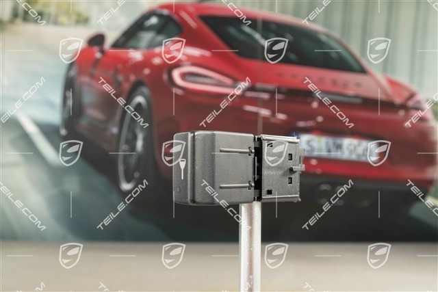 Central locking switch, Black matte