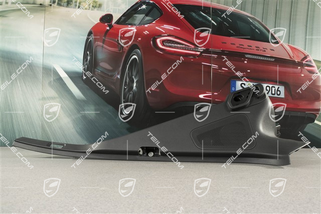 Verkleidung von D-Säule, Schwarz, R