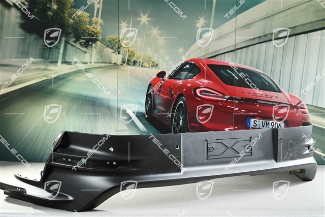 GT3 RS, Untere Abdeckung / Diffusor, Stoßstange hinten, Schwarzmatt