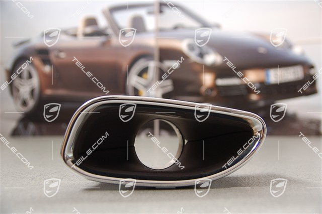 Rura końcowa, chromowana, Turbo, Facelift 09-, R