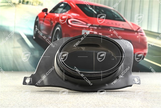 Końcówka tłumika, sportowy układ wydechowy, czarny chrom, L