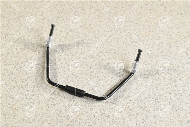 Verbindungsleitung, VA, Bremssattel Schwarz / Rot 17", L=R