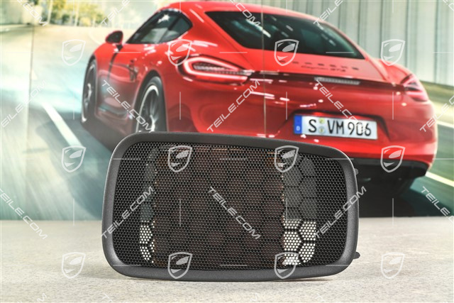 Tieftonlautsprecher Blende, Hinten, Schwarz