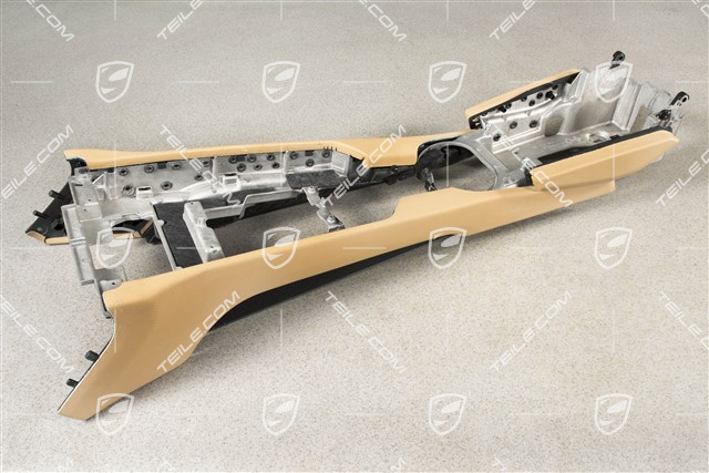 Mittelkonsole, Leder, Luxorbeige