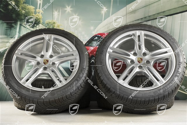 20" Koła zimowe "Panamera Turbo", felgi 9,5 J x 20 ET71 + 10,5 J x 20 ET71 + opony zimowe Michelin Pilot Alpin 4 275/40 R20 + 315/35 R20