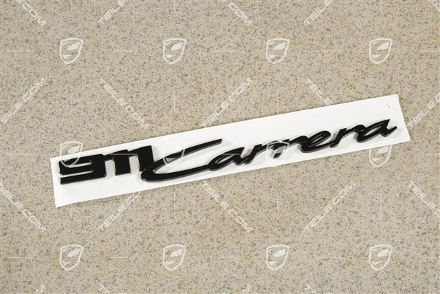 Napis/logo "911 Carrera", czarny