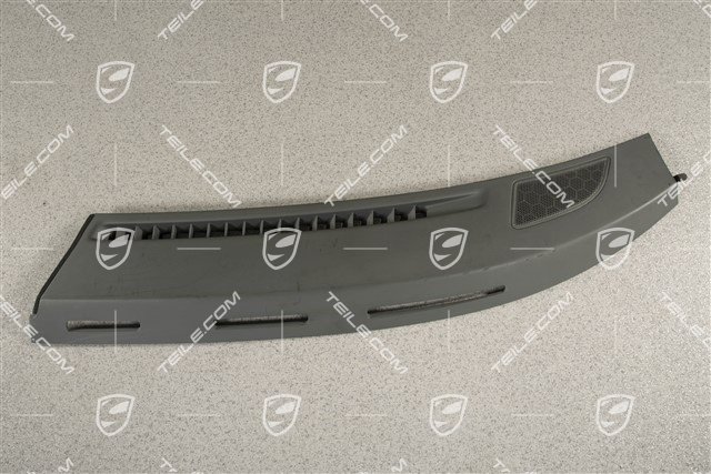Dashboard defroster trim / cover, Stone grey, L