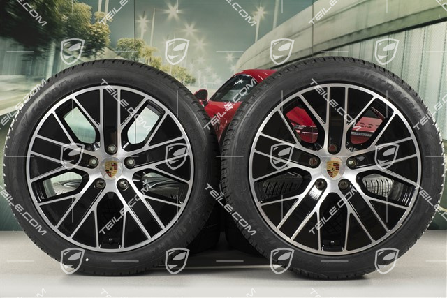 20-inch Turbo Aero winter wheel set, rims 9J x 20 ET54 + 11J x 20 ET60, Goodyear winter tyres 245/45 R20 + 285/40 R20
