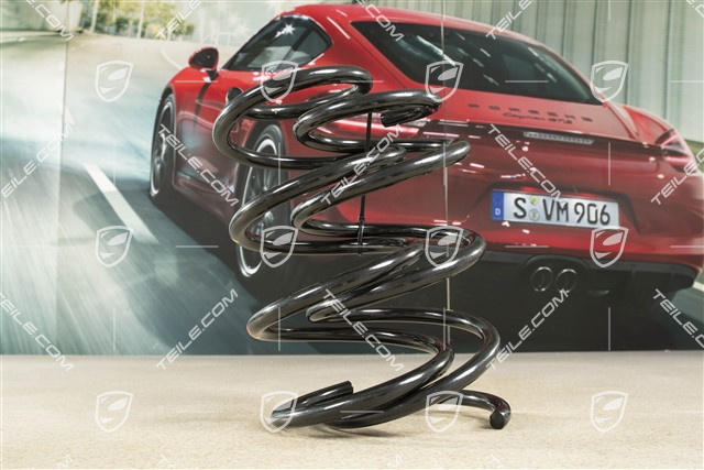 Schraubenfeder, Serienfahrwerk, PDK Getriebe, Kennzeichnung Rapsgelb/Rapsgelb/Rot, L+R