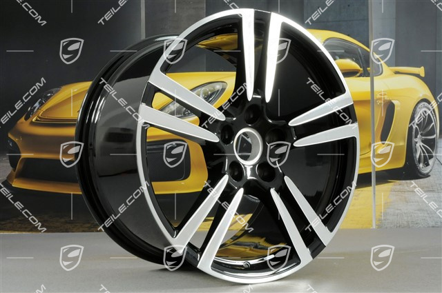 20" Felgensatz Turbo II, 9,5J x 20 ET65 + 11J x 20 ET68, schwarz hochglanz