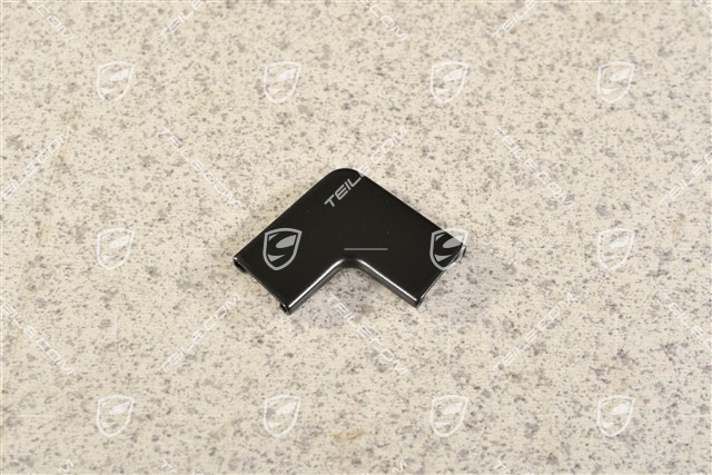 Zierleiste verbindung / keder, Oben, Schwarz, L=R