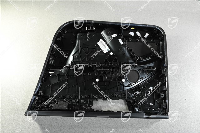 Tuerverkleidung / Türverkleidung, Vorne, Club Leder Schwarz, L