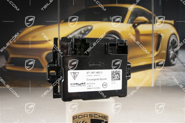 Control unit, Rear spoiler, Turbo