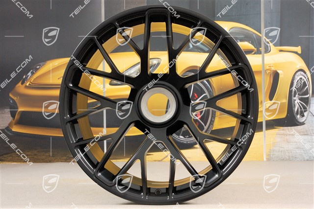 20" Felga Turbo S do GTS, centralne mocowanie, 11J x 20 ET52, czarny mat