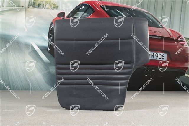 Back seat lower / cushion, Coupe/Targa, leatherette, Metropole blue, R