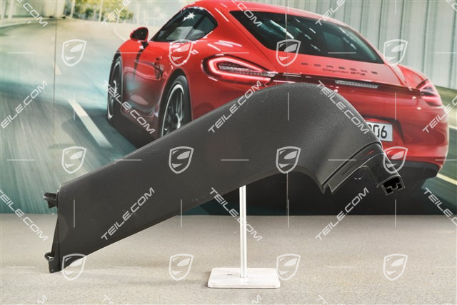 Verkleidung von Heckklappe, Schwarz, R