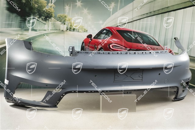 Stoßstange hinten, Turbo, mit Löchern für Einparkhilfe und Rückfahrtkamera