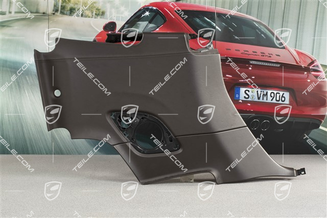 Seitenwandverkleidung, hinten, Leder, Espresso, Cabrio, L