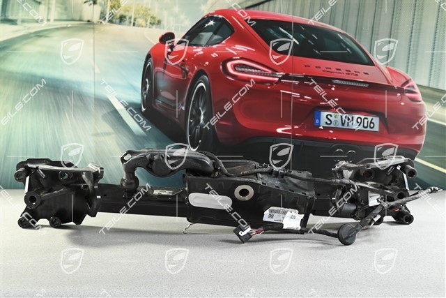 Trailer coupling, electric folding