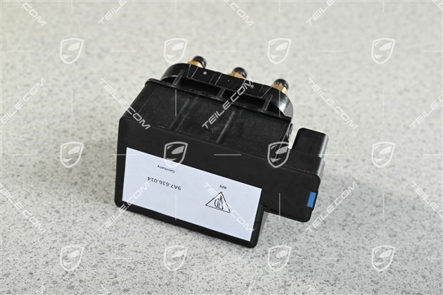 Valve control unit, air suspension adjustment / levelling system