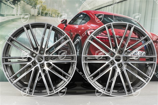 21" komplet felg Turbo IV, 9,5J x 21 ET27 + 10J x 21 ET19