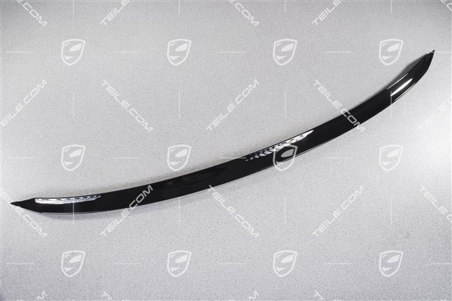 Heckspoiler, Abrisskante für Heckspoiler, Coupe, Schwarz glänzend
