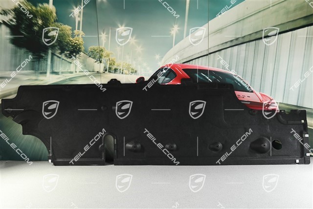 Underbody trim / cover, center, car with auxilliary heater, R