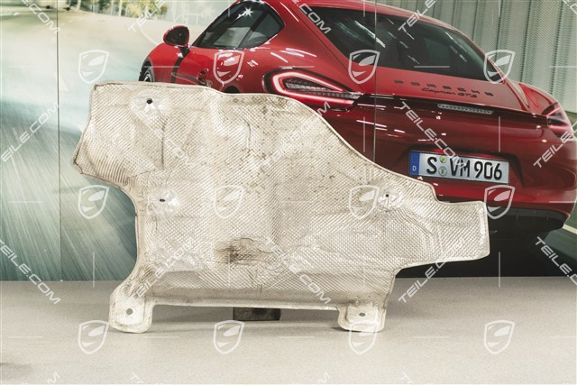 Centre tunnel heat protection, underbody