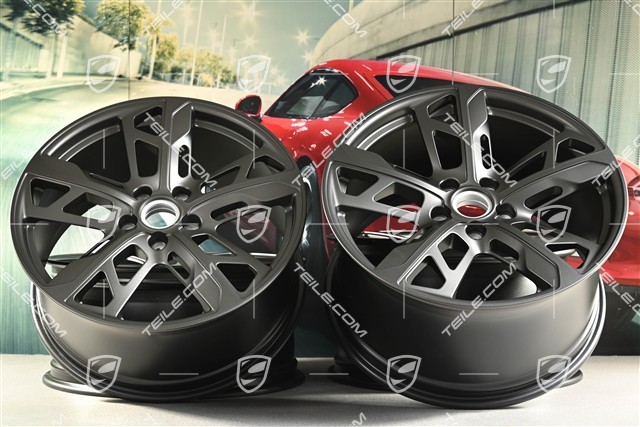 21" Felgensatz Cross Turismo Design, 9,5J x 21 ET60 + 11,5J x 21 ET66, in Turbonit