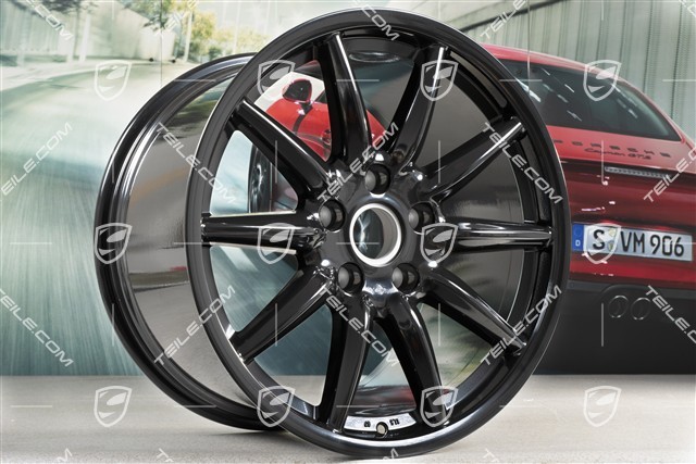 19-inch "Carrera Sport" wheel rim, 11,5J x 19 ET67, black high gloss