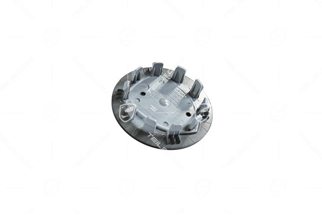 Hub cap set, crest coloured, concave, chromite black-metallic