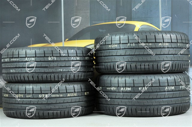 20" Carrera Classic koła letnie komplet, felgi 8J x 20 ET57 + 10J x 20 ET45 + opony letnie Pirelli 235/35 ZR20 + 265/35 ZR20, z czujnikami ciśnienia