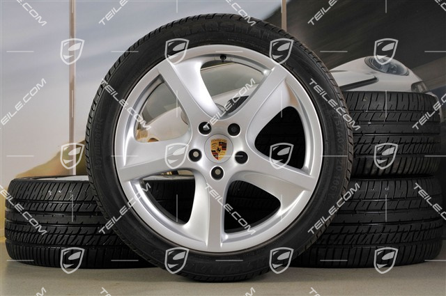 20" Komplet kół letnich Cayenne SportTechno, przód 9"+ tył 9", bez czujników RDK