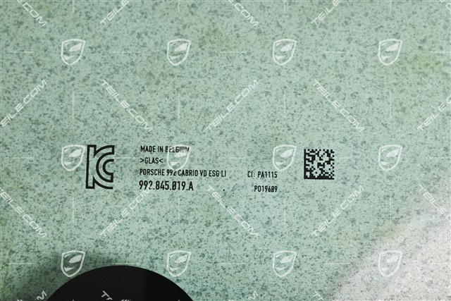 Cabrio, Szyba boczna drzwi, L